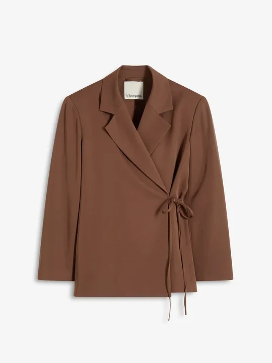 Zdjęcie produktu Żakiet oversize BonPrix brązowy