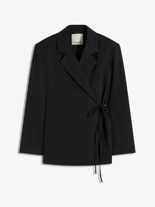 Zdjęcie produktu Żakiet oversize BonPrix czarny