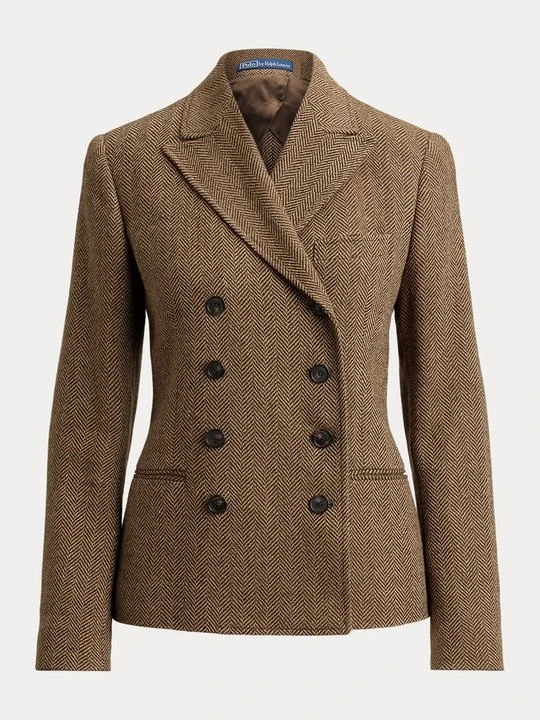 Zdjęcie produktu Żakiet Polo Ralph Lauren brązowy
