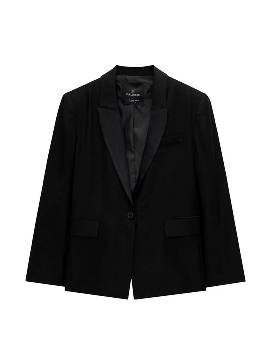 Zdjęcie produktu Żakiet PULL&BEAR czarny