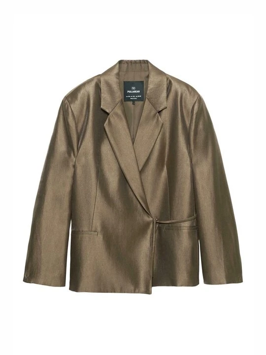 Zdjęcie produktu Żakiet PULL&BEAR brązowy