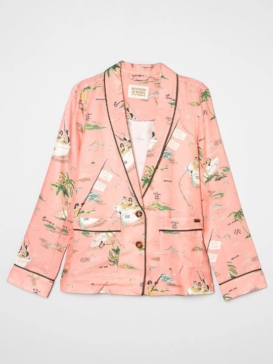 Zdjęcie produktu Żakiet Scotch & Soda jasnoróżowy