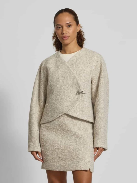Zdjęcie produktu Żakiet w imitacji bouclé z dodatkiem wełny CPH MUSE Biały