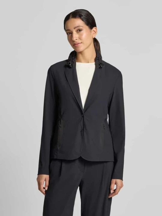 Zdjęcie produktu żakiet w kroju slim fit z dodatkiem streczu Marc Cain Czarny