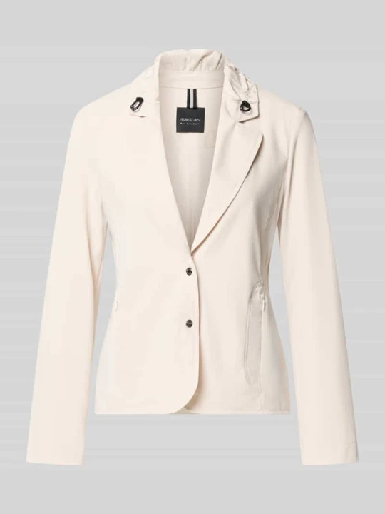 Zdjęcie produktu żakiet w kroju slim fit z dodatkiem streczu Marc Cain Piaskowy