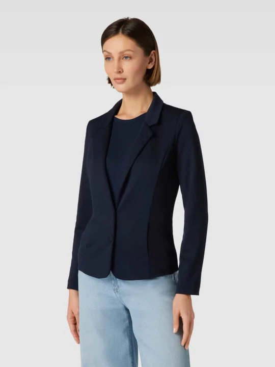 Zdjęcie produktu Żakiet o kroju slim fit z zapięciem na 2 guziki model 'SC-DANIELA 1' Soyaconcept Ciemnoniebieski