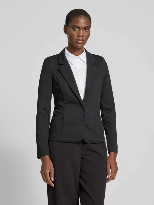 Zdjęcie produktu Żakiet o kroju slim fit z zapięciem na 2 guziki model 'SC-DANIELA 1' Soyaconcept Czarny