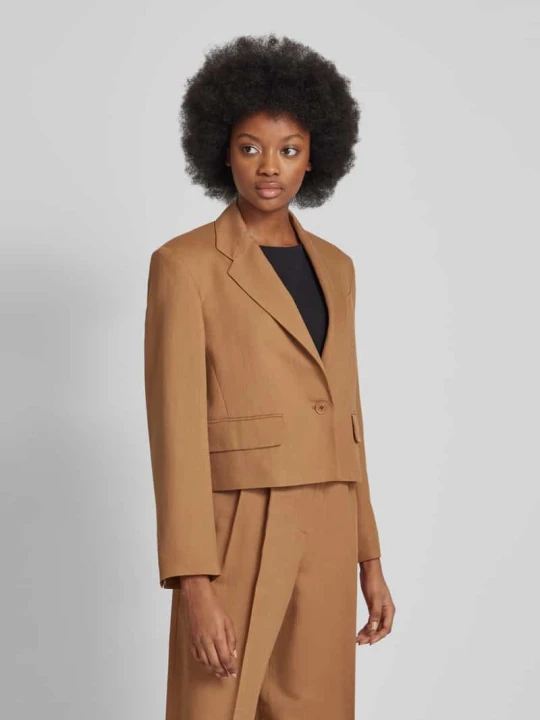 Zdjęcie produktu Żakiet z brustaszą model ‘CANTICO’ Weekend Max Mara Koniakowy