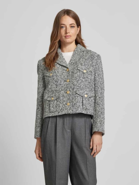 Zdjęcie produktu Żakiet z imitacji bouclé Tommy Hilfiger Jasnoszary