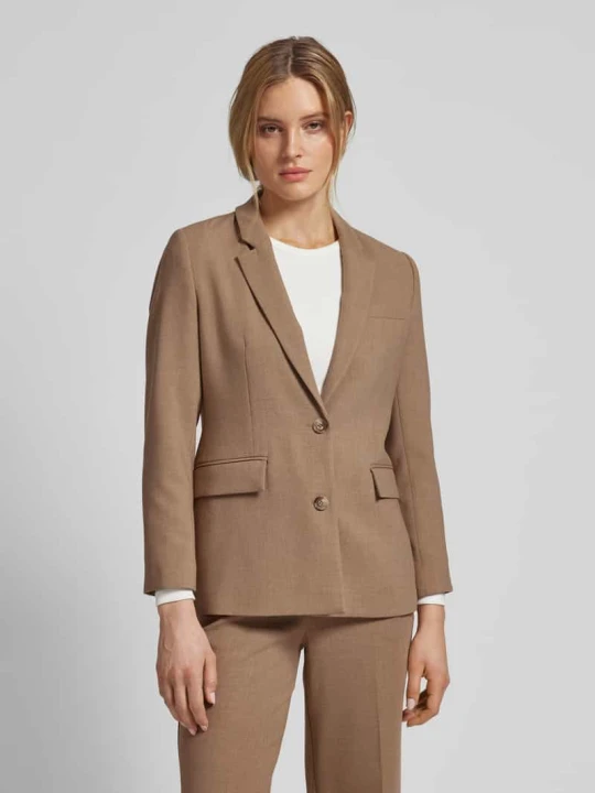 Zdjęcie produktu Żakiet z kieszeniami z patką model 'RITA' Selected Camel melanż