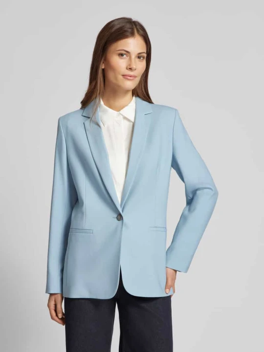 Zdjęcie produktu Żakiet z kieszeniami z wypustką Calvin Klein Morski
