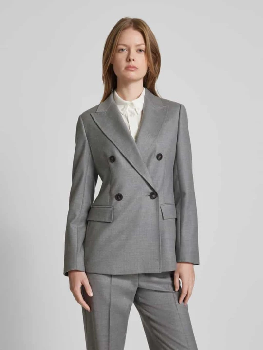 Zdjęcie produktu Żakiet z kieszeniami z wypustkami Max Mara Jasnoszary