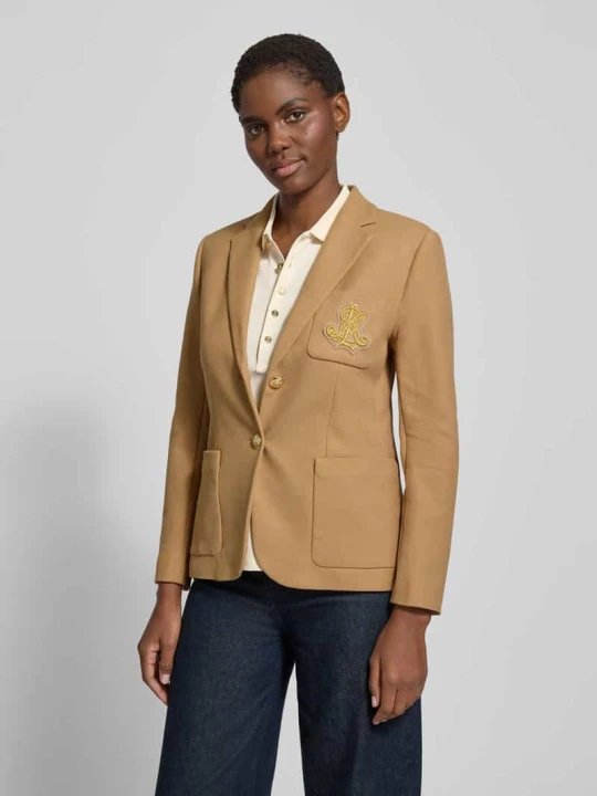 Zdjęcie produktu Marynarka z kołnierzem z klapami Lauren Ralph Lauren Camel