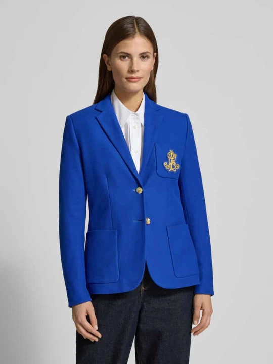 Zdjęcie produktu Marynarka z kołnierzem z klapami Lauren Ralph Lauren Niebieski
