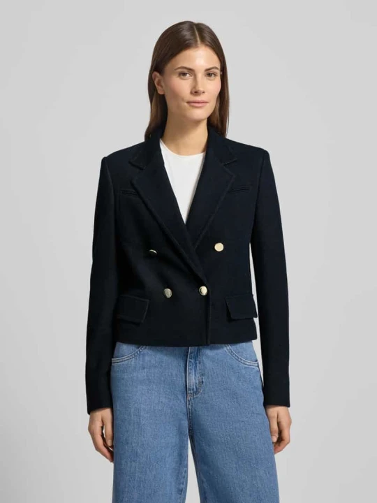 Zdjęcie produktu Marynarka z kołnierzem z klapami Windsor Granatowy