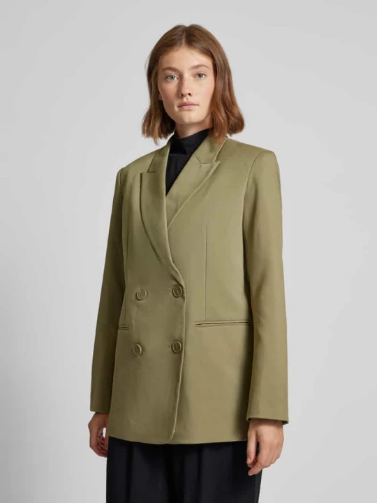 Zdjęcie produktu Żakiet z kołnierzem z połami model ‘Anian’ LeGer Khaki