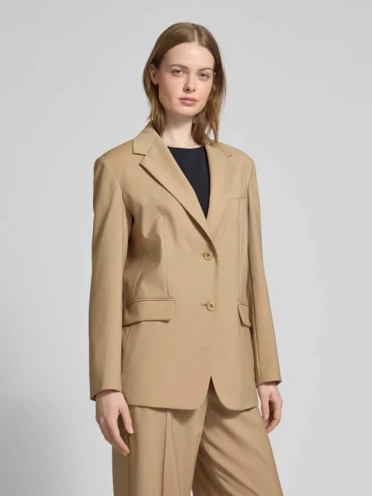 Zdjęcie produktu Żakiet z kołnierzem z połami model ‘MATERIA’ Weekend Max Mara Camel