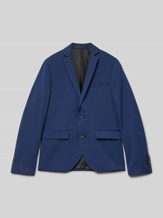 Zdjęcie produktu Marynarka z kołnierzem z połami model 'SOLAR' Jack&Jones Niebieski