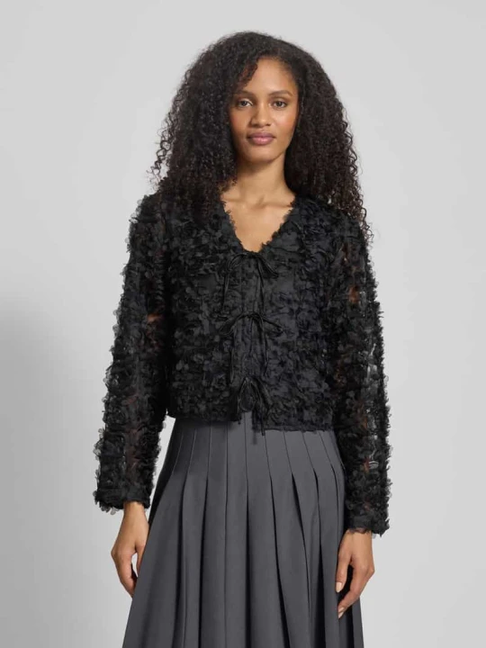 Zdjęcie produktu Żakiet z wiązaniem model ‘ROSALINDA’ B.Young Czarny
