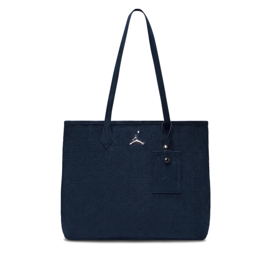 Zdjęcie produktu Zamszowa torba z monogramem Jordan (17 l) - Niebieski