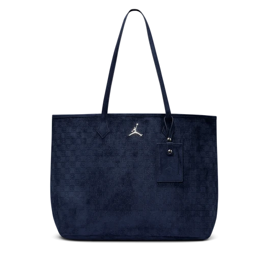 Zdjęcie produktu Zamszowa torba z monogramem Jordan (40 l) - Niebieski