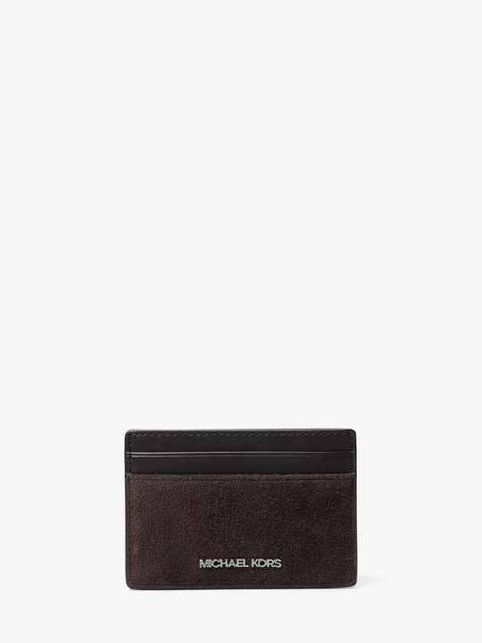 Zdjęcie produktu Zamszowe etui na karty Mason Michael Kors CZEKOLADOWY (Brązowy)