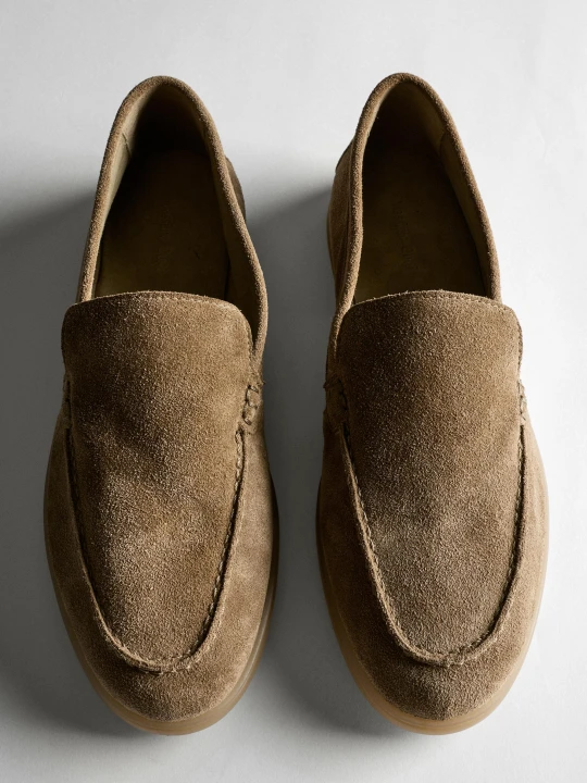 Zdjęcie produktu Zamszowe Mokasyny - Norkowy - Massimo Dutti - Female