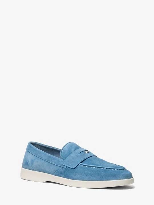 Zdjęcie produktu Zamszowe mokasyny Wesley Michael Kors CHAMBRAY (Niebieski)