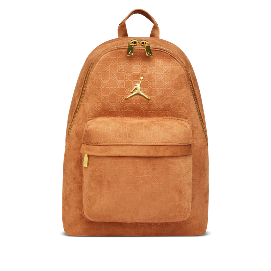 Zdjęcie produktu Zamszowy plecak z monogramem Jordan (23, 5 l) - Brązowy