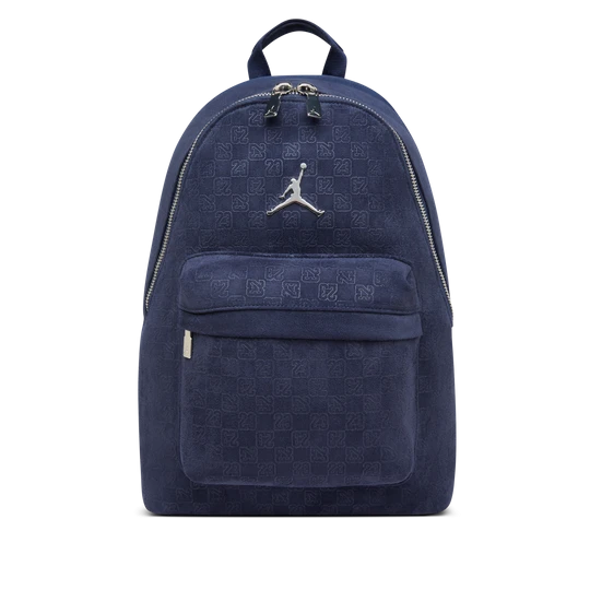 Zdjęcie produktu Zamszowy plecak z monogramem Jordan (23, 5 l) - Niebieski