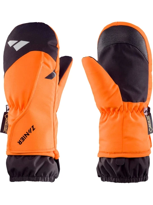 Zdjęcie produktu Zanier Rękawiczki narciarskie "Kids GTX" w kolorze pomarańczowym rozmiar: 0