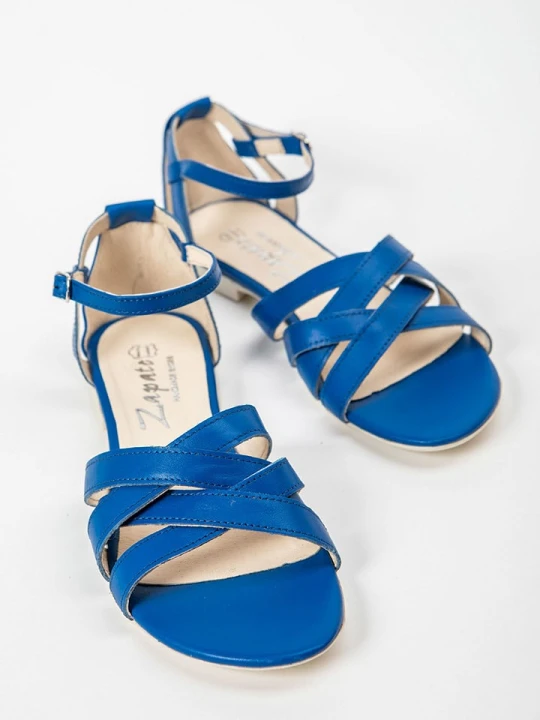 Zdjęcie produktu Zapato Skórzane sandały w kolorze niebieskim rozmiar: 40