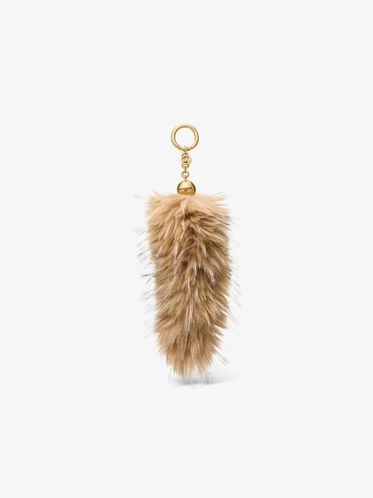 Zdjęcie produktu Zawieszka do torby ze sztucznego futra Michael Kors BRĄZOWY MULTIKOLOR (Brązowy)