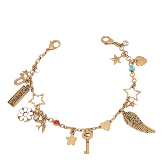 Zdjęcie produktu Zawieszka PINKO Bag Charm 2 AI 25-26 PCPL 105519 A2RJ Złoty