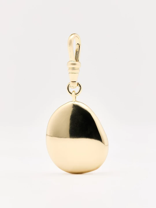 Zdjęcie produktu Zawieszka Typu Charm O Owalnym Kształcie - Złoty - Massimo Dutti - Female