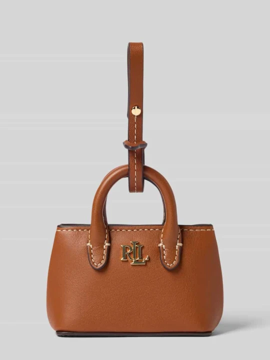 Zdjęcie produktu Zawieszka ze skóry z aplikacją z metką Lauren Ralph Lauren Koniakowy