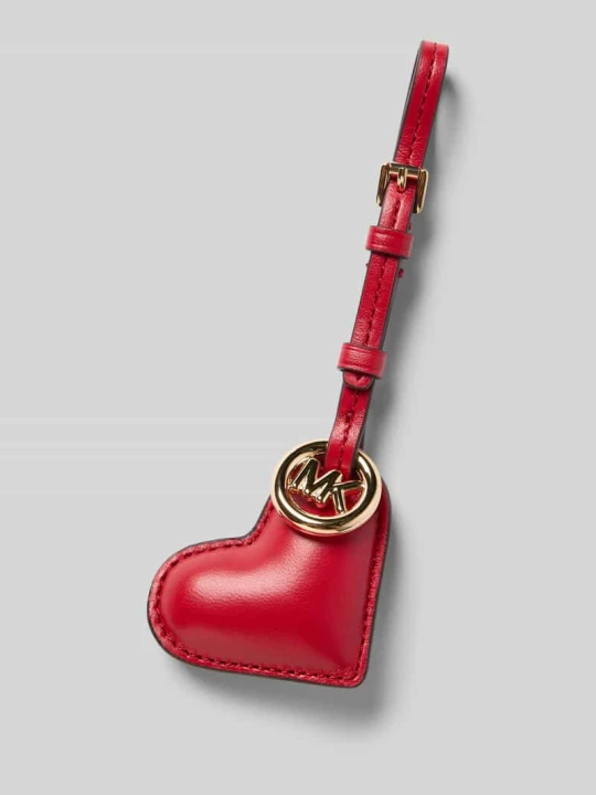 Zdjęcie produktu Zawieszka ze sprzączką i aplikacją z logo Michael Kors Czerwony