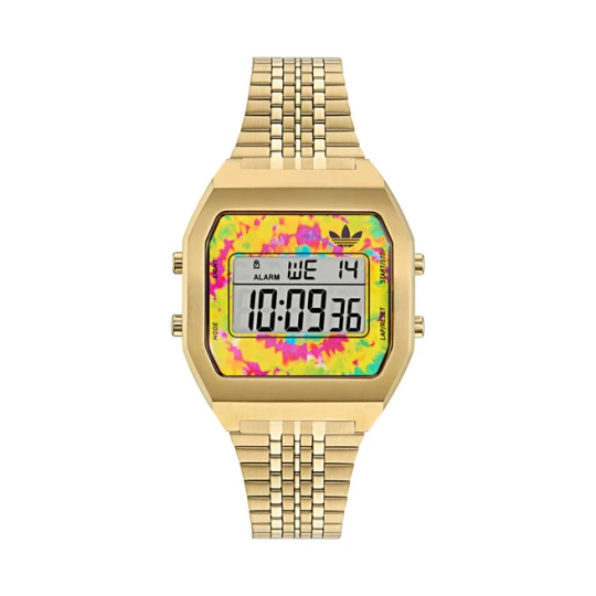 Zdjęcie produktu Zegarek adidas Digital Two AOST24559 Złoty