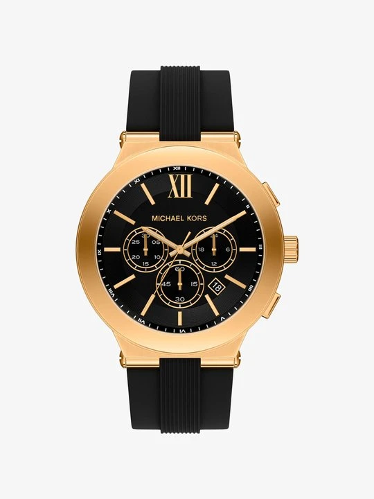 Zdjęcie produktu Zegarek Billie z dużą kopertą w złotym kolorze z silikonowym paskiem Michael Kors