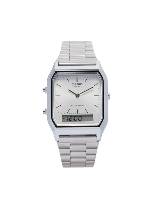 Zdjęcie produktu Zegarek Casio Vintage Maxi AQ-230A-7AMQYES Srebrny