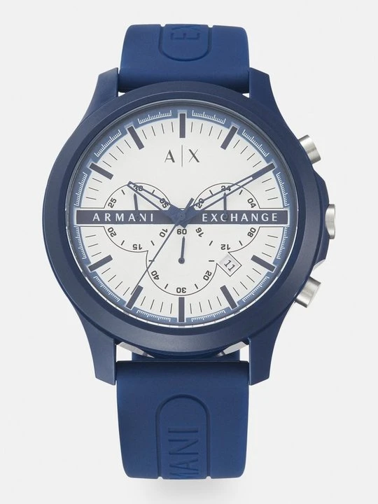 Zdjęcie produktu Zegarek chronograficzny Armani Exchange granatowy
