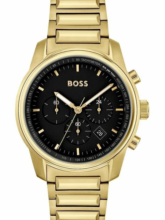 Zdjęcie produktu Zegarek chronograficzny Boss w kolorze złota