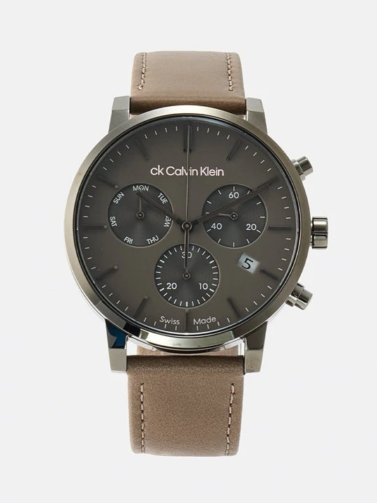 Zdjęcie produktu Zegarek chronograficzny Calvin Klein brązowy