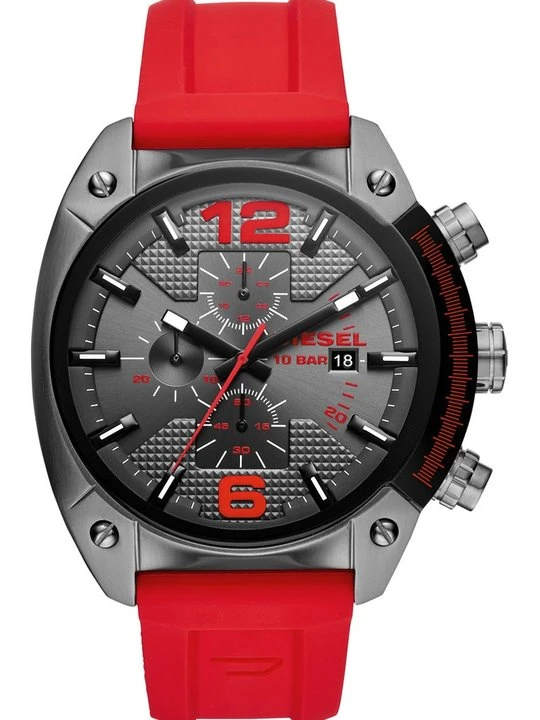 Zdjęcie produktu Zegarek chronograficzny Diesel czerwony