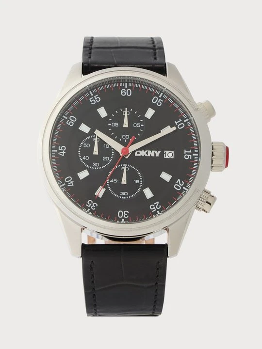 Zdjęcie produktu Zegarek chronograficzny DKNY srebrny