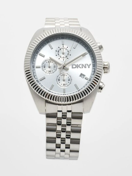 Zdjęcie produktu Zegarek chronograficzny DKNY srebrny