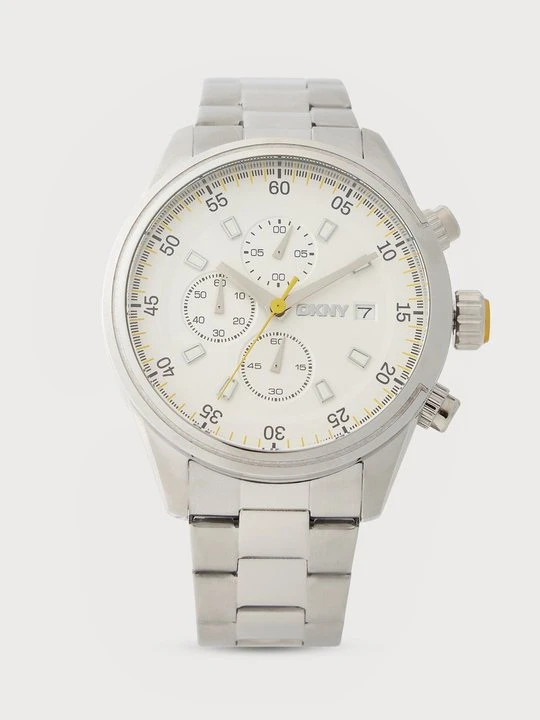 Zdjęcie produktu Zegarek chronograficzny DKNY srebrny