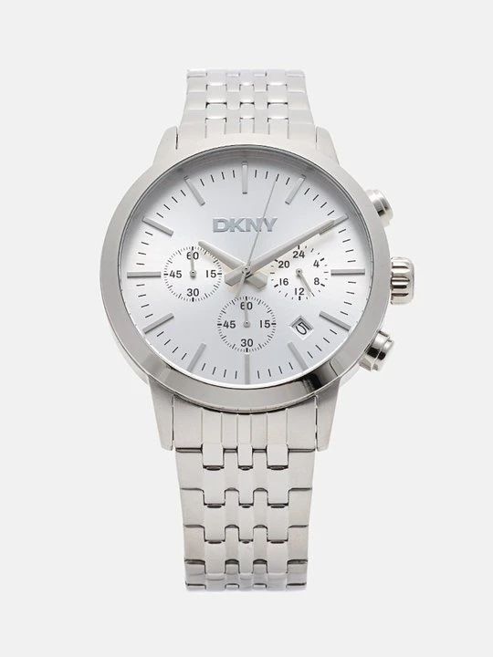 Zdjęcie produktu Zegarek chronograficzny DKNY srebrny
