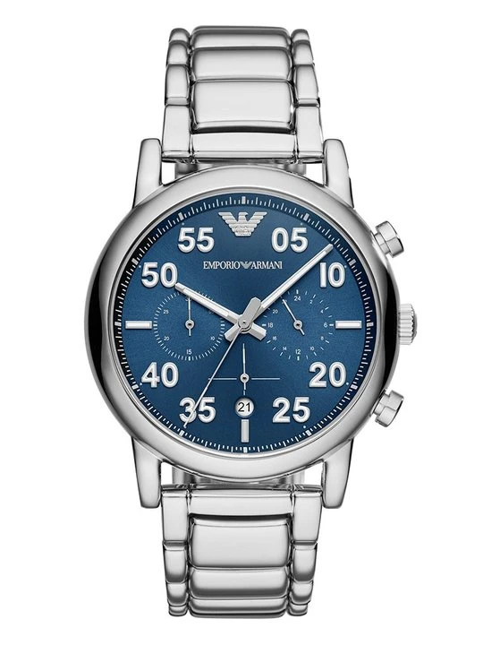 Zdjęcie produktu Zegarek chronograficzny Emporio Armani srebrny