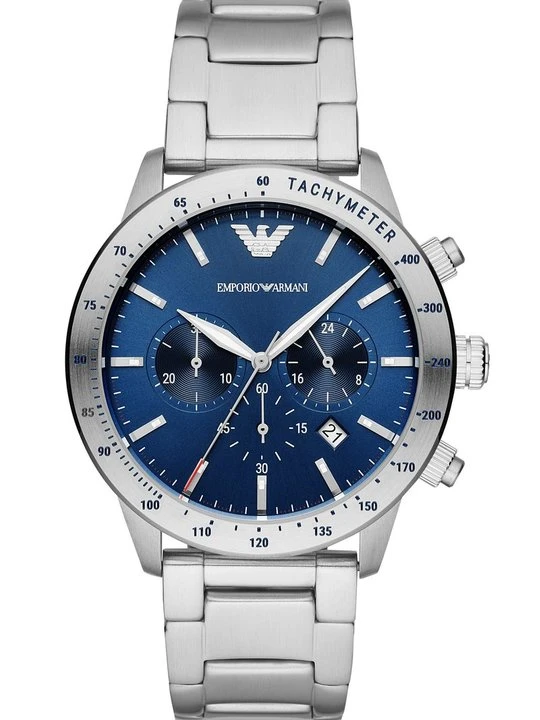 Zdjęcie produktu Zegarek chronograficzny Emporio Armani srebrny